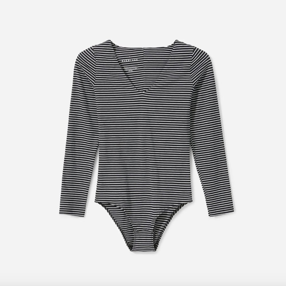 Everlane long sleeve bodysuit